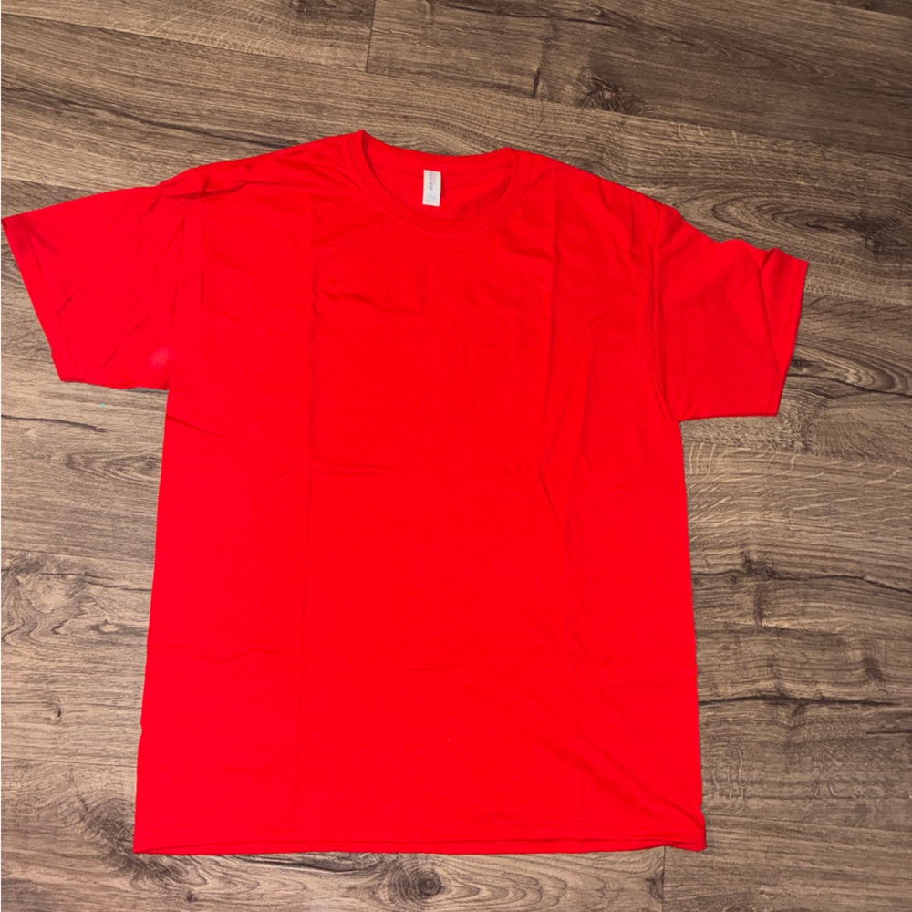 Jerzees Red Short Sleeve T-Shirt Unisex Size Large NWOT